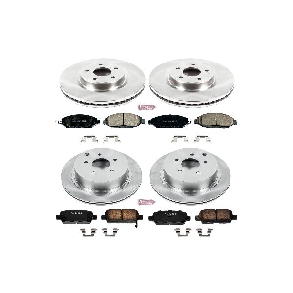 2015-2024 Nissan Murano Disc Brake Kit - Front and Rear (Powerstop)