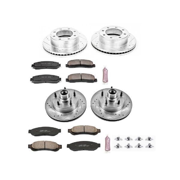 2007-2010 Ford F-350 Super Duty Disc Brake Kit - Front and Rear (Powerstop)