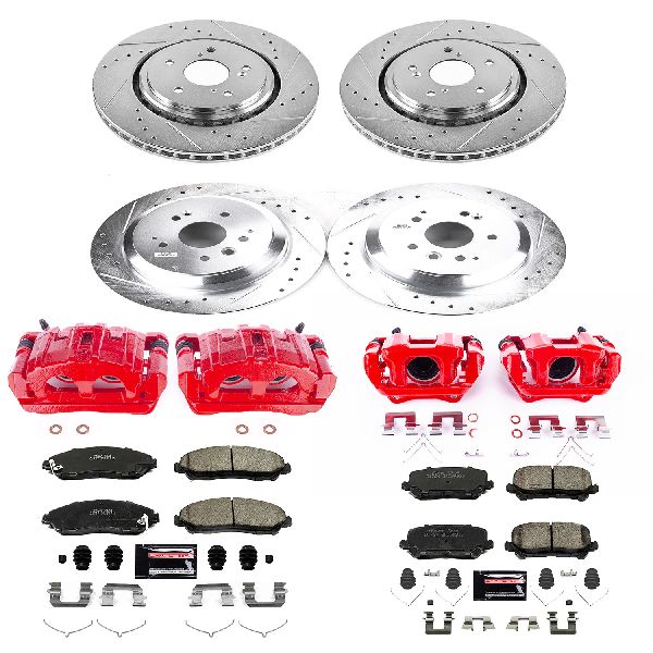 2014-2016 Acura MDX Disc Brake Kit - Front and Rear (Powerstop)