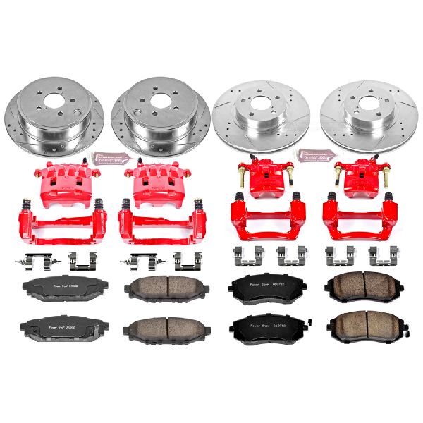 2008-2010 Subaru Impreza Disc Brake Kit - Front and Rear (Powerstop)