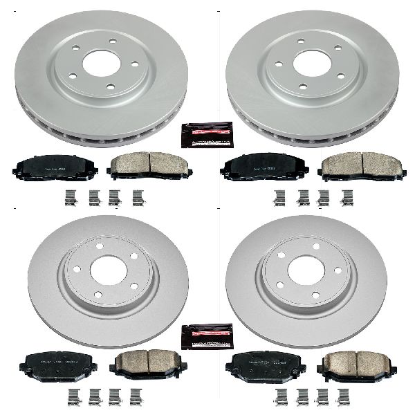 2012-2020 Dodge Grand Caravan Disc Brake Kit - Front and Rear (Powerstop)