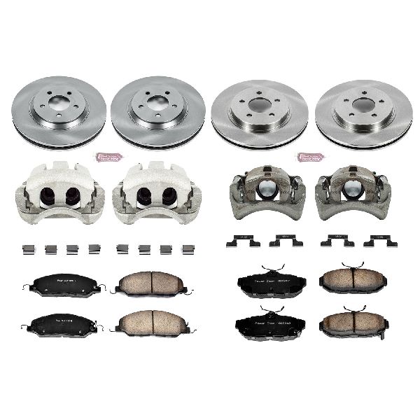 2011-2014 Ford Mustang Disc Brake Kit - Front and Rear (Powerstop)