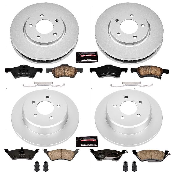 2001-2007 Dodge Grand Caravan Disc Brake Kit - Front and Rear (Powerstop)
