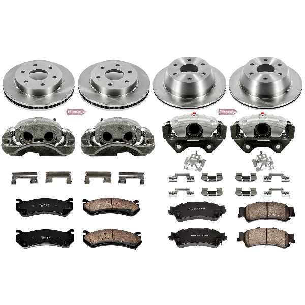 2003-2005 Chevrolet Astro Disc Brake Kit - Front and Rear (Powerstop)