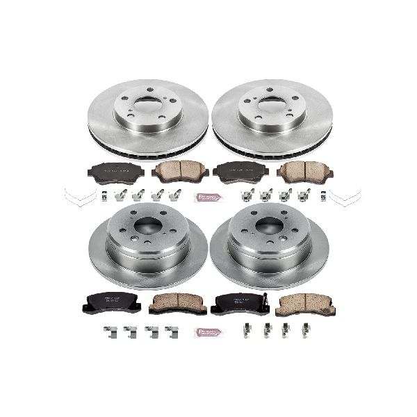 1992-1996 Toyota Camry Disc Brake Kit - Front and Rear (Powerstop)