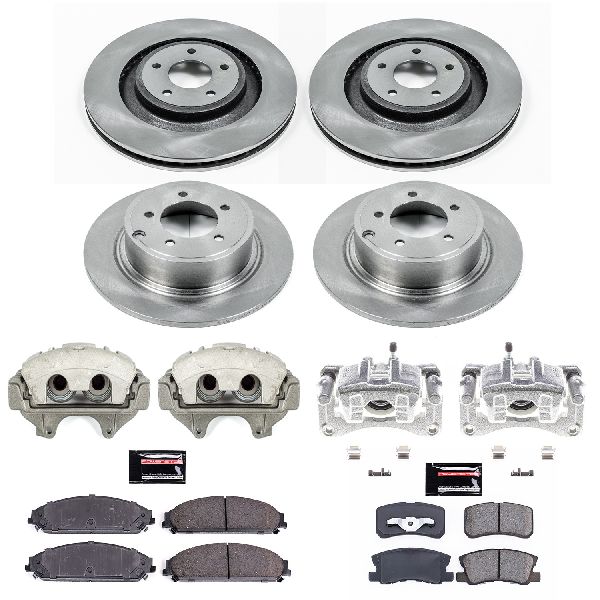 2008-2009 Dodge Caliber Disc Brake Kit - Front and Rear (Powerstop)