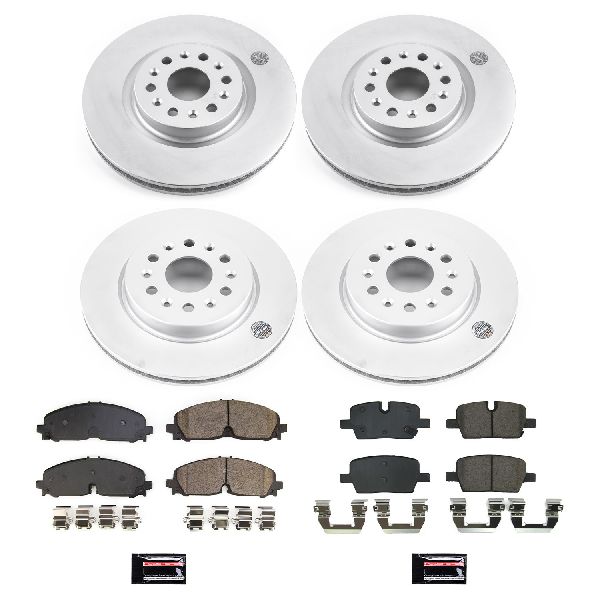 2021-2022 Cadillac XT5 Disc Brake Kit - Front and Rear (Powerstop)