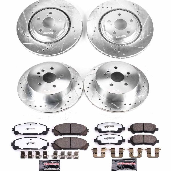 2008-2013 Toyota Highlander Disc Brake Kit - Front and Rear (Powerstop)