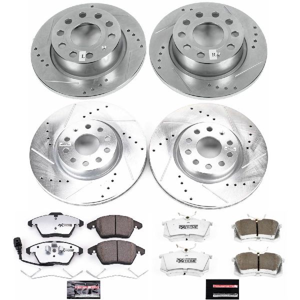 2013-2018 Volkswagen Jetta Disc Brake Kit - Front and Rear (Powerstop)