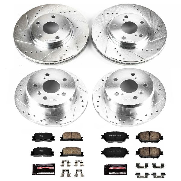 2002-2004 Toyota Camry Disc Brake Kit - Front and Rear (Powerstop)