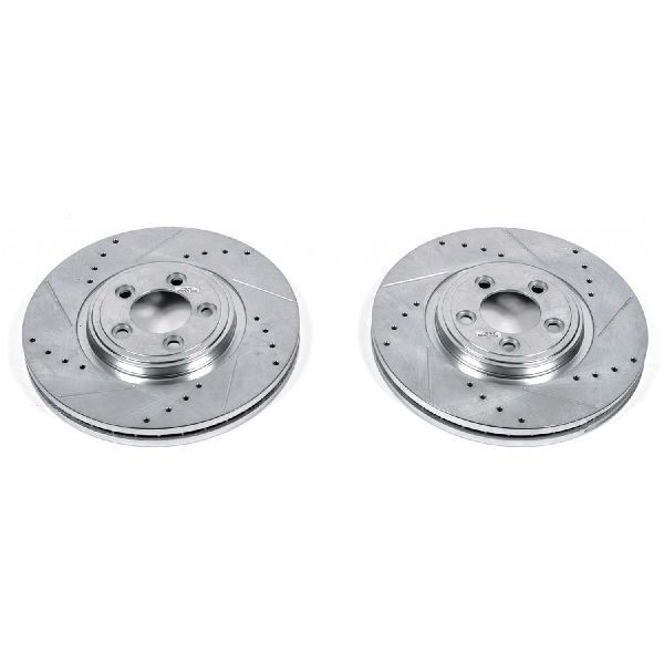 2006-2008 Jaguar S-Type Disc Brake Rotor Set - Front (Powerstop)