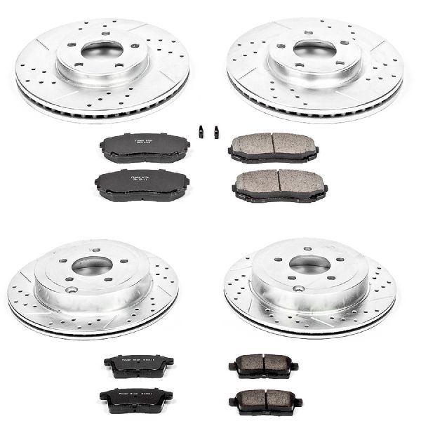 2007-2008 Lincoln MKX Disc Brake Kit - Front and Rear (Powerstop)