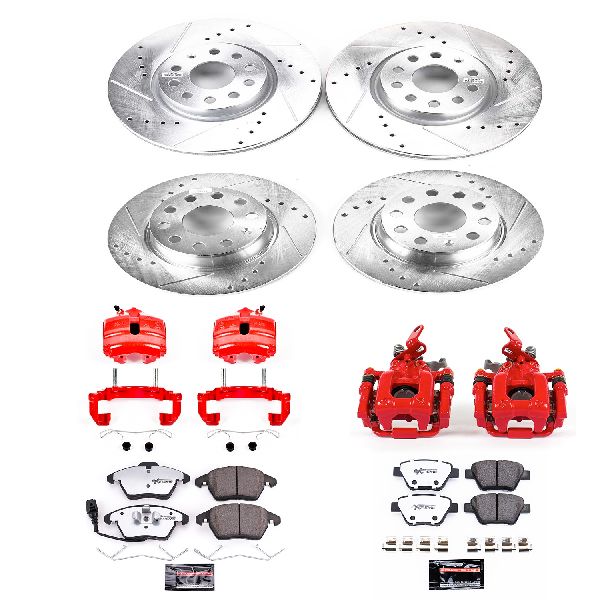 2009-2011 Volkswagen Eos Disc Brake Kit - Front and Rear (Powerstop)