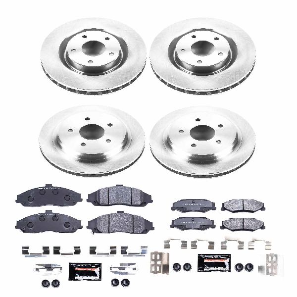 2005-2007 Cadillac XLR Disc Brake Kit - Front and Rear (Powerstop)