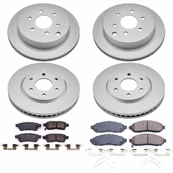 2016-2019 Nissan Frontier Disc Brake Kit - Front and Rear (Powerstop)