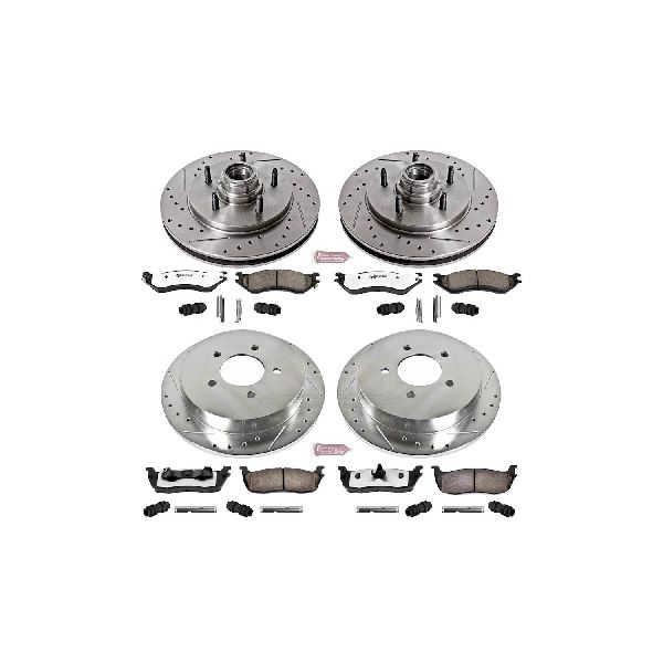 1999-2000 Ford F-150 Disc Brake Kit - Front and Rear (Powerstop)