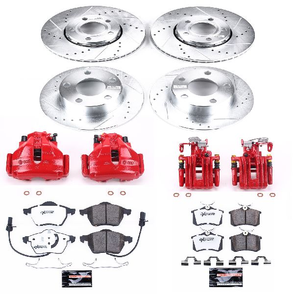 1998-2001 Audi A6 Quattro Disc Brake Kit - Front and Rear (Powerstop)