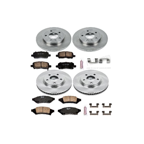 2004 Pontiac Grand Prix Disc Brake Kit - Front and Rear (Powerstop)