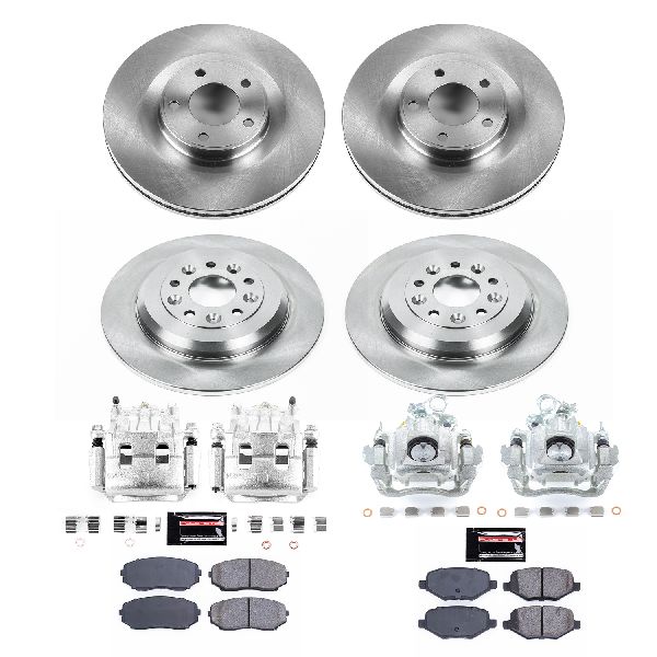 2013-2015 Lincoln MKX Disc Brake Kit - Front and Rear (Powerstop)