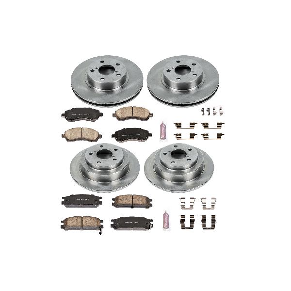 1997-1999 Subaru Legacy Disc Brake Kit - Front and Rear (Powerstop)