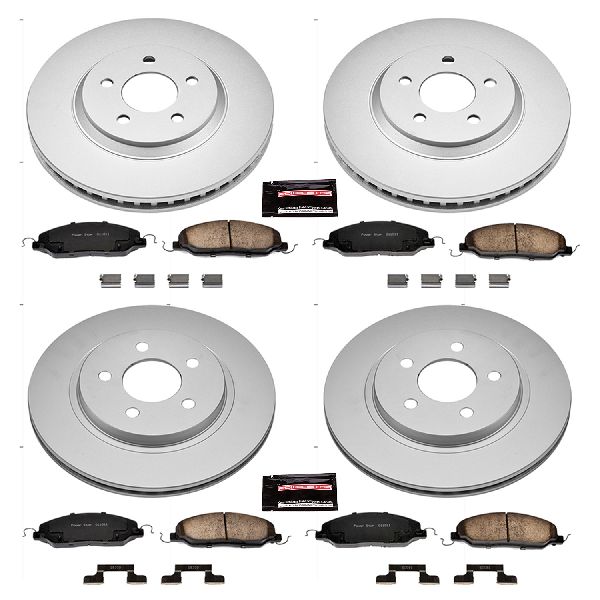 2005-2010 Ford Mustang Disc Brake Kit - Front and Rear (Powerstop)