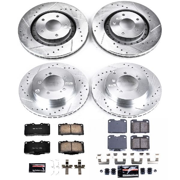 1994-1999 Mitsubishi 3000GT Disc Brake Kit - Front and Rear (Powerstop)