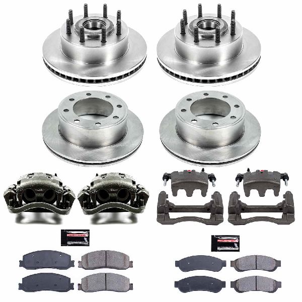 2012 Ford F-350 Super Duty Disc Brake Kit - Front and Rear (Powerstop)