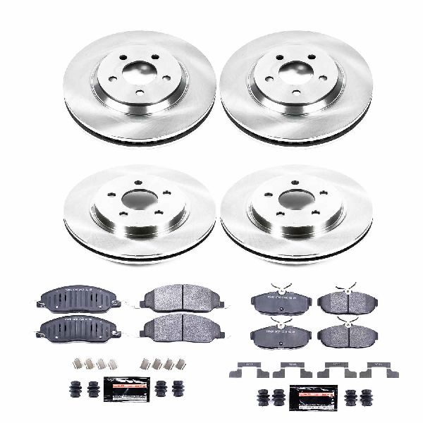 2005-2010 Ford Mustang Disc Brake Kit - Front and Rear (Powerstop)