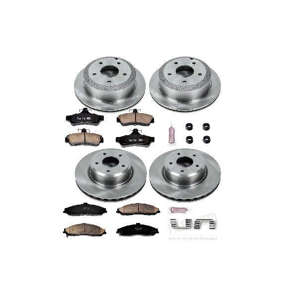 2005-2006 Pontiac GTO Disc Brake Kit - Front and Rear (Powerstop)