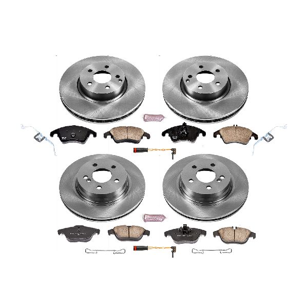 2013-2014 Mercedes-Benz C300 Disc Brake Kit - Front and Rear (Powerstop)
