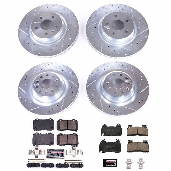 2016-2021 Tesla X Disc Brake Kit - Front and Rear (Powerstop)