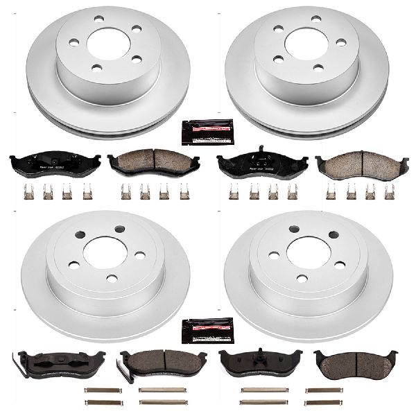 2003-2006 Jeep Wrangler Disc Brake Kit - Front and Rear (Powerstop)