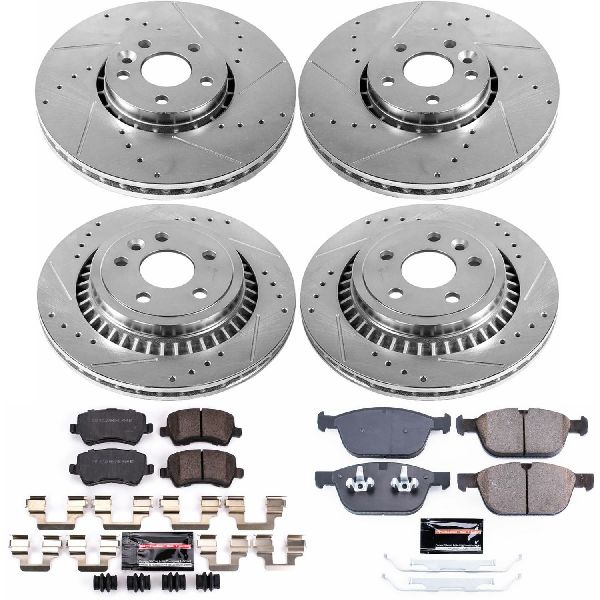 2010-2015 Volvo XC60 Disc Brake Kit - Front and Rear (Powerstop)