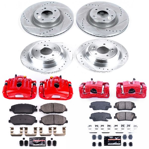 2009 Hyundai Genesis Disc Brake Kit - Front and Rear (Powerstop)