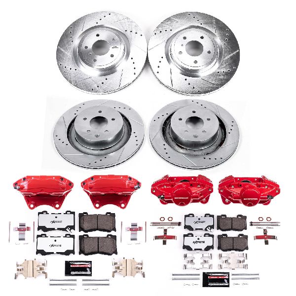 2009 Nissan 350Z Disc Brake Kit - Front and Rear (Powerstop)