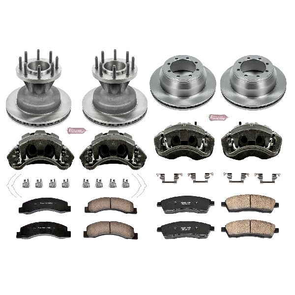 2003-2004 Ford F-350 Super Duty Disc Brake Kit - Front and Rear (Powerstop)