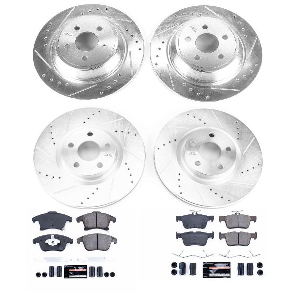 2017-2020 Lincoln MKZ Disc Brake Kit - Front and Rear (Powerstop)