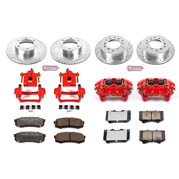 2001-2002 Toyota Sequoia Disc Brake Kit - Front and Rear (Powerstop)