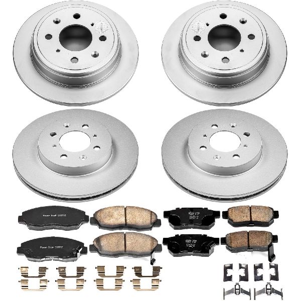 1999-2000 Honda Civic Disc Brake Kit - Front and Rear (Powerstop)
