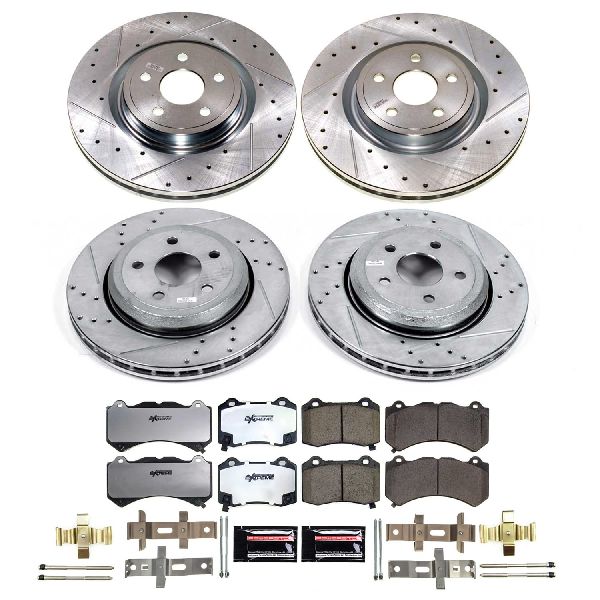 2021-2024 Dodge Durango Disc Brake Kit - Front and Rear (Powerstop)