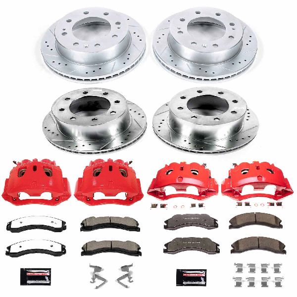 2012-2019 Chevrolet Silverado 3500 HD Disc Brake Kit - Front and Rear (Powerstop)