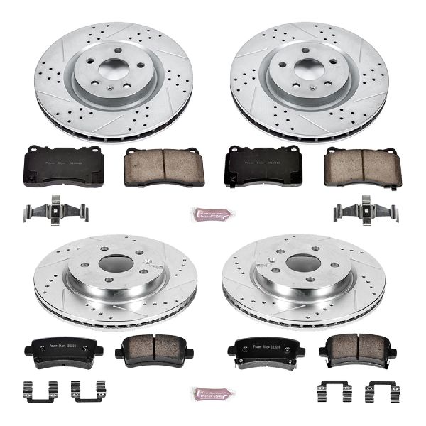 2012-2013 Buick Regal Disc Brake Kit - Front and Rear (Powerstop)