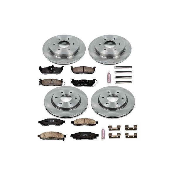 2005-2007 INFINITI QX56 Disc Brake Kit - Front and Rear (Powerstop)