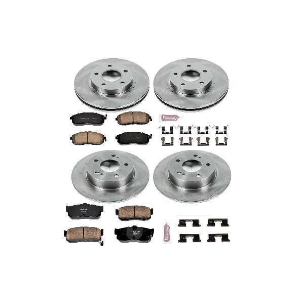1999-2001 Nissan Maxima Disc Brake Kit - Front and Rear (Powerstop)