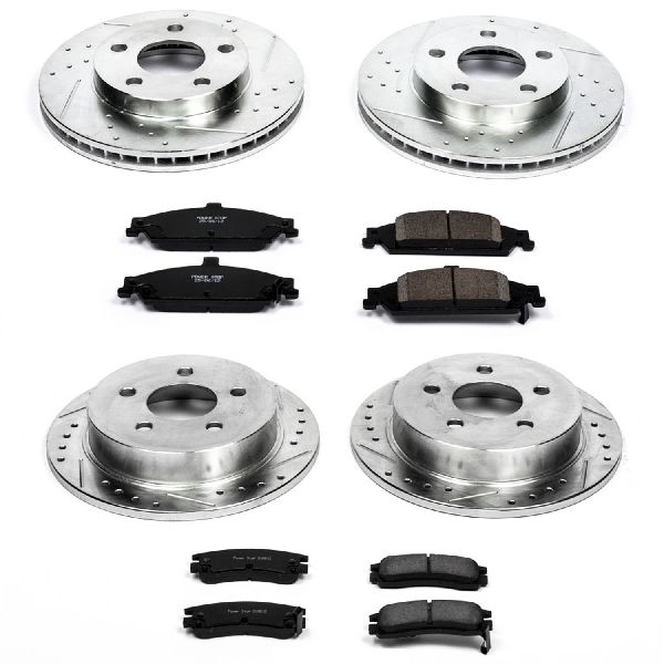 1999-2004 Oldsmobile Alero Disc Brake Kit - Front and Rear (Powerstop)