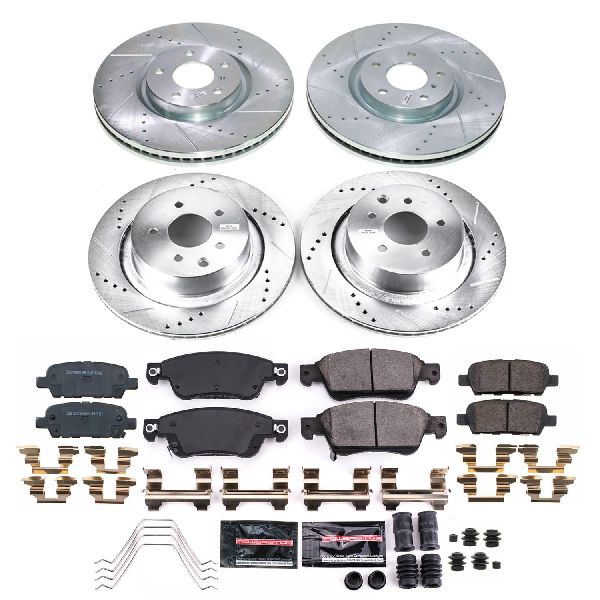 2014-2015 INFINITI Q60 Disc Brake Kit - Front and Rear (Powerstop)