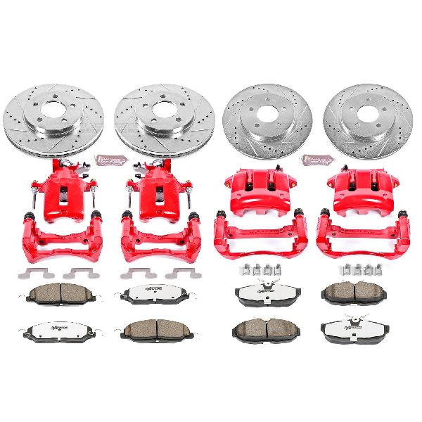 2005-2010 Ford Mustang Disc Brake Kit - Front and Rear (Powerstop)
