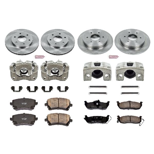2004 Nissan Pathfinder Armada Disc Brake Kit - Front and Rear (Powerstop)