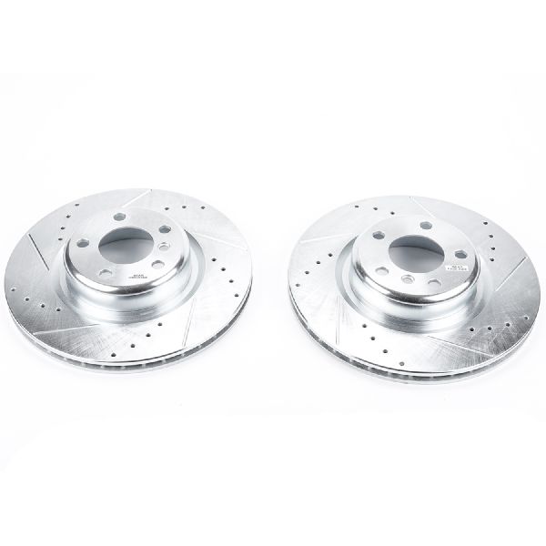 2012-2015 BMW 328i Disc Brake Rotor Set - Rear (Powerstop)