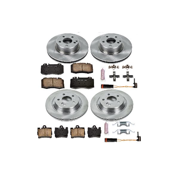 2002-2003 Mercedes-Benz S500 Disc Brake Kit - Front and Rear (Powerstop)